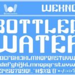Bottled Water Font - Featured Image