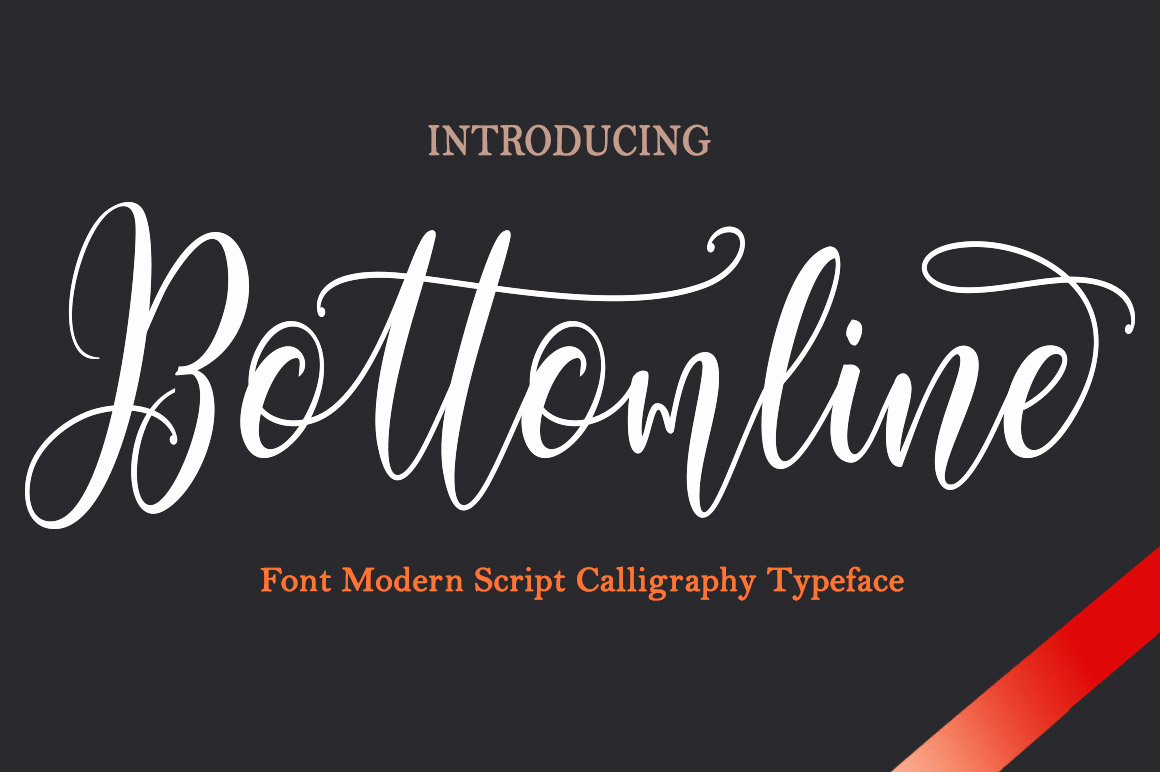 Bottomline Font - Featured Image