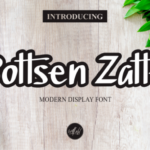 Bottsen Zatte Font - Featured Image