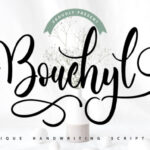 Bouchyl | Unique Handwriting Script Font Font - Featured Image