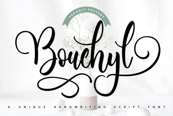 Bouchyl | Unique Handwriting Script Font Font - Featured Image