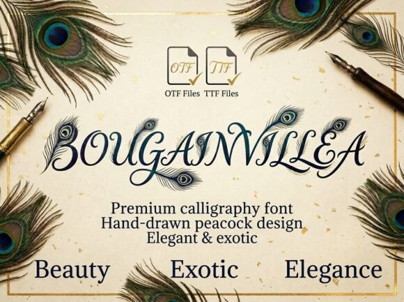Bougainvillea Font - Featured Image