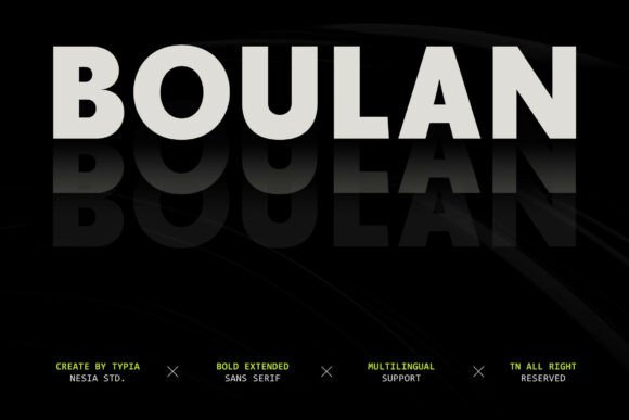 Boulan Font - Featured Image