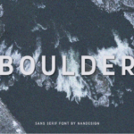Boulder Font - Featured Image