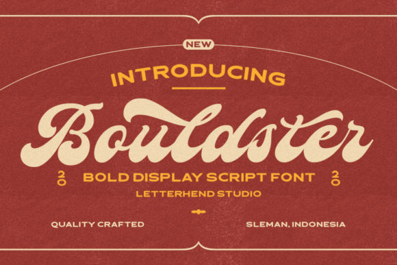 Bouldster Font - Featured Image
