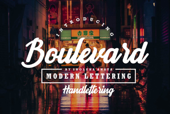 Boulevard Font - Featured Image