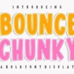 Bounce Chunky Font - Featured Image