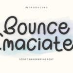 Bounce Emaciated Font - Featured Image