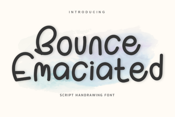 Bounce Emaciated Font - Featured Image