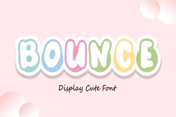 Bounce Font - Featured Image