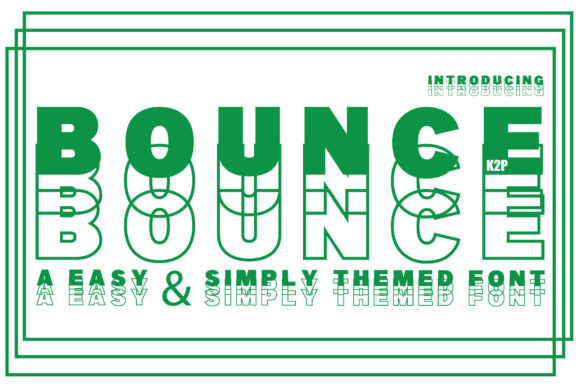 Bounce Font - Featured Image