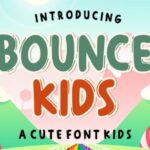 Bounce Kids Font - Featured Image