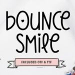 Bounce Smile Font - Featured Image