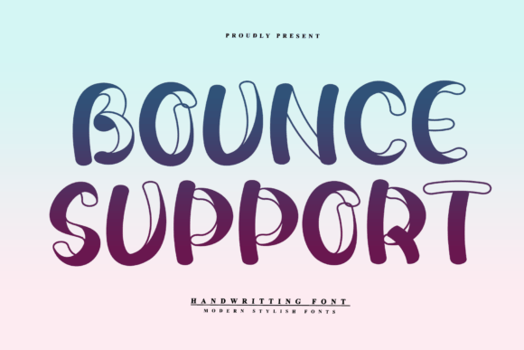 Bounce Support Font - Featured Image