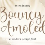 Bouncy Amoled Font - Featured Image