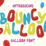 Bouncy Balloon Font - Featured Image