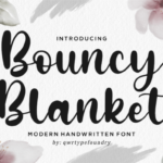 Bouncy Blanket Font - Featured Image