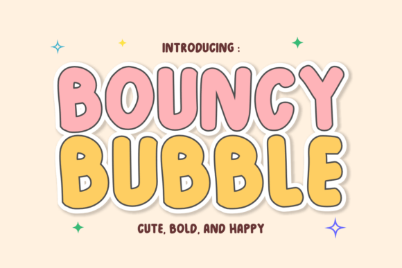 Bouncy Bubble Font - Featured Image