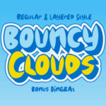Bouncy Clouds Font - Featured Image