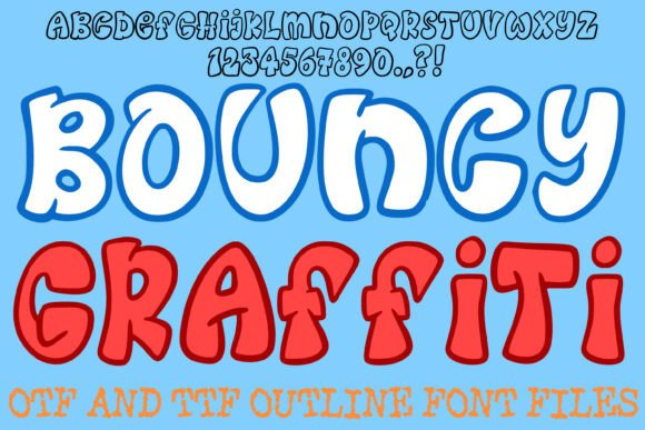 Bouncy Graffiti Font - Featured Image