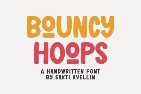 Bouncy Hoops Font - Featured Image