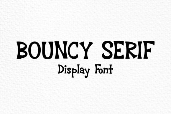 Bouncy Serif Font - Featured Image