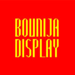 Bounija Display Font - Featured Image