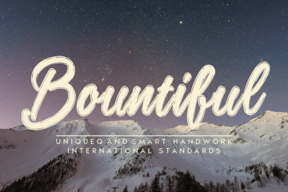 Bountiful Font - Featured Image