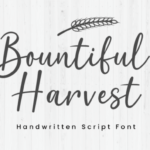 Bountiful Harvest Font - Featured Image