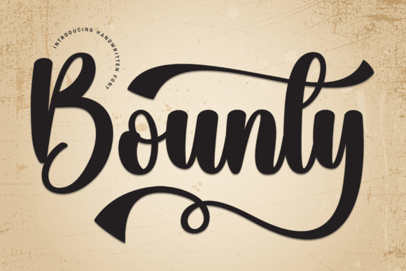 Bounty Font - Featured Image