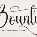 Bounty Font - Featured Image
