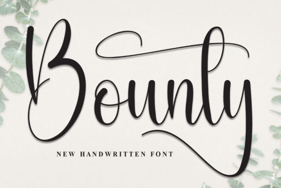 Bounty Font - Featured Image