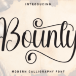 Bounty Font - Featured Image