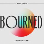 Bourned Font - Featured Image