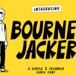 Bourney Jacker Font - Featured Image