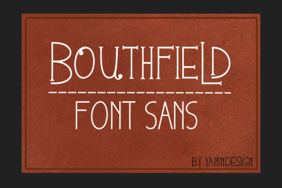 Bouthfield Font - Featured Image
