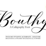 Bouthy Font - Featured Image