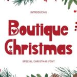 Boutique Christmas Font - Featured Image