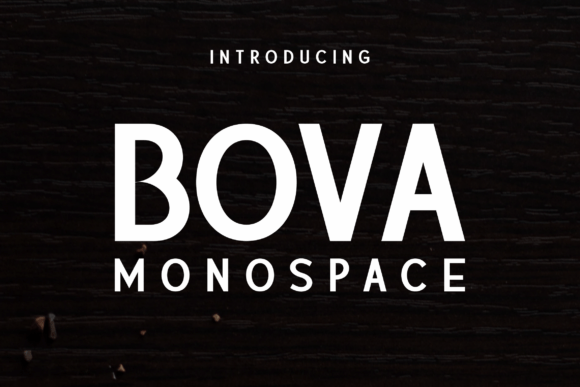 Bova Monospace Font - Featured Image