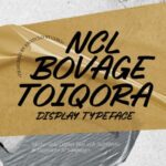 Bovage Toiqora Font - Featured Image