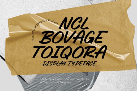 Bovage Toiqora Font - Featured Image