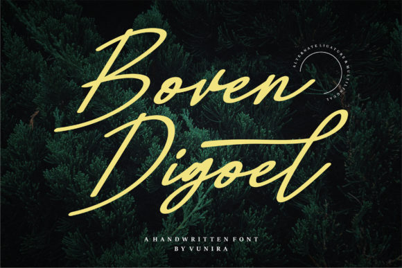 Boven Digoel Font - Featured Image