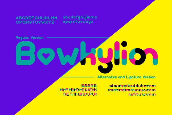 Bowkylion Font - Featured Image