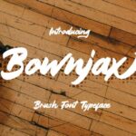 Bownjax Font - Featured Image