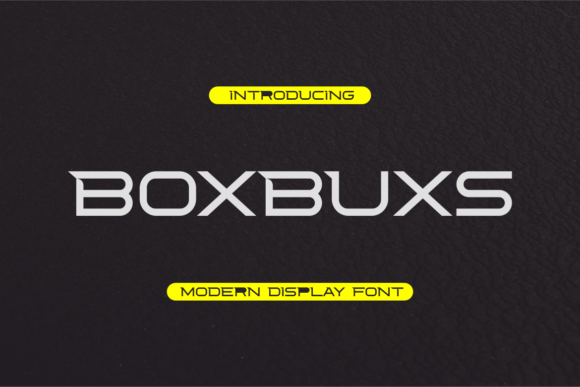 Boxbuxs Font - Featured Image