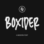 Boxider Font - Featured Image