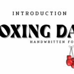 Boxing Day Font - Featured Image