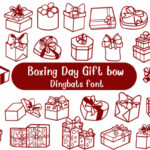 Boxing Day Gift Bow Font - Featured Image