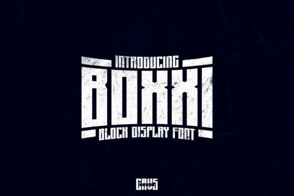 Boxxi Font - Featured Image