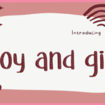 Boy and Girl Font - Featured Image